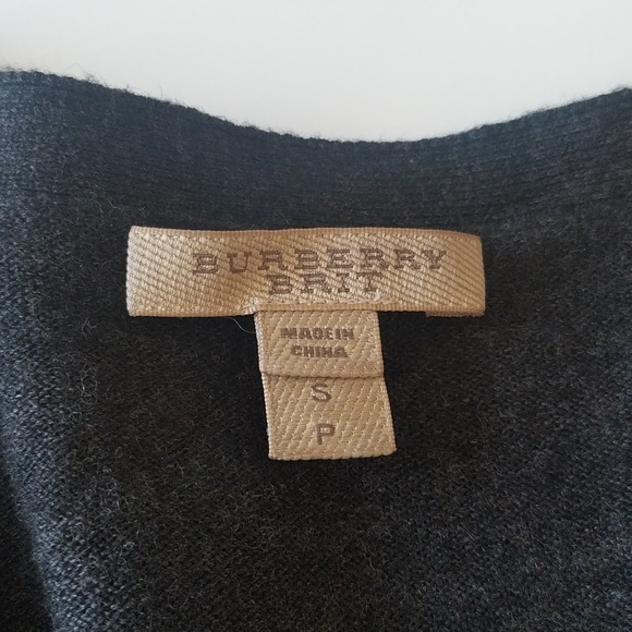 BURBERRY Brushed Wool Cardigan - Picture 4 of 7